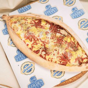 Mortadella Pide with Egg