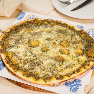 Zaatar with Qashqwan Manakish