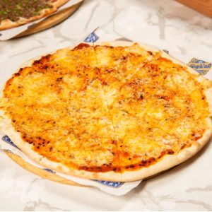 Muhammara with Qashqwan Manakish