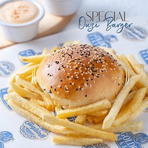 Beef Ozi Burger / Classic - BBQ -Mushroom Meal