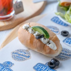 Mini labneh sandwich